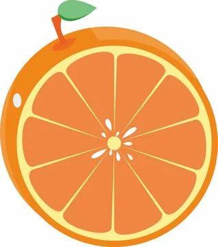 Orange fruit vector Stock Illustration