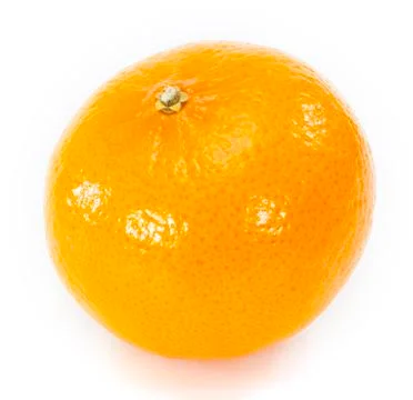 Orange fruit on white background Stock Photos
