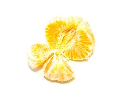 Orange fruit on white background. Foto stock