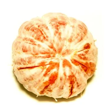 Orange fruit on white background. 스톡 사진