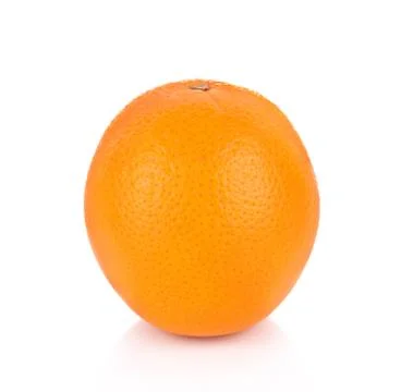Orange fruit on white background Stock Photos