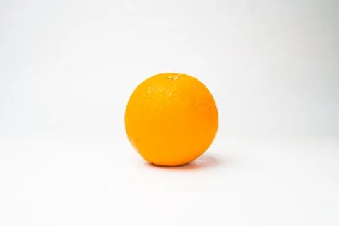 Orange fruit on white background Stock Photos