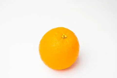 Orange fruit on white background Foto stock