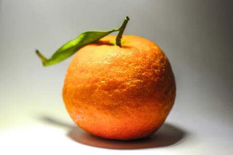 Orange fruit on white background Stock Photos