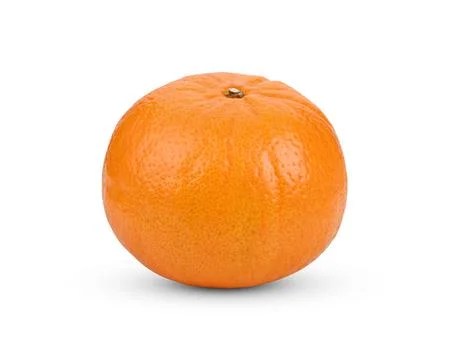 Orange fruit on white background Stock Photos