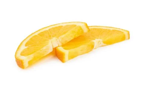 Orange fruit on white Stock Photos
