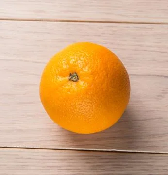 Orange fruit  on wooden table background Stock Photos