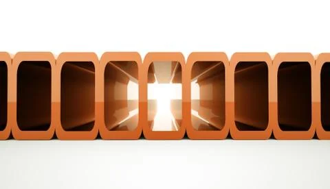 Orange futuristic background concept Stock Illustration