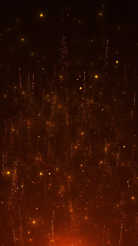 Orange futuristic light trail background glowing particle streaks, soft shimmer, Stock Footage 340416853