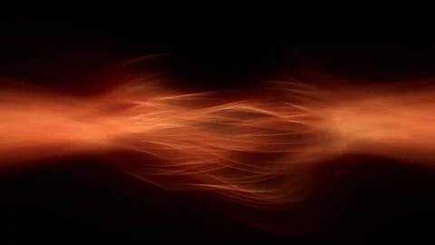 Orange gas undulates Stock Footage 85670257