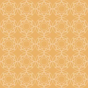 Orange geometric background patterns icon Stock Illustration
