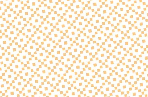Orange Geometric Diamond Pattern Background With Retro Minimal Seamless Squ.. Stock Illustration