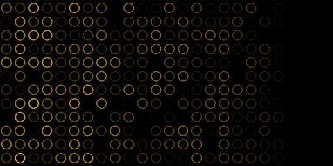 Orange geometric linear circles abstract futuristic modern background イラスト素材