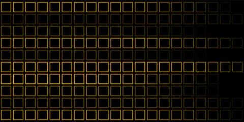 Orange geometric linear squares abstract futuristic modern background Stock Illustration