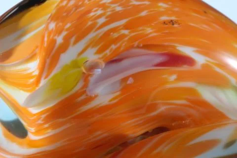 Orange glass Stock Photos