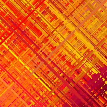 Orange Glitch Background Stock Illustration
