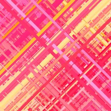 Orange Glitch Background Stock Illustration