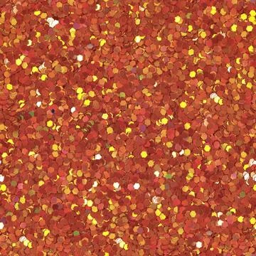 Orange glitter texture. Low contrast photo. Seamless square texture. Tile ready. Foto stock