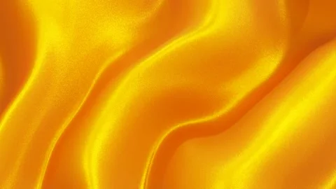 An orange glitter textured loop animated abstract wavy shape Stock Footage 277343688