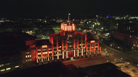 Orange Glow - Syracuse, NY Video stock 336124511