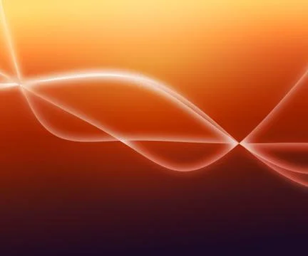 Orange glowing abstract backdrop Stock Illustration