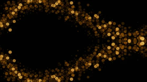 Orange glowing lights in abstract wave motion - seamless background (FULL HD) Video stock 58774087