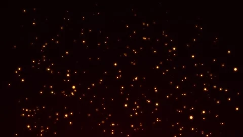 Orange Glowing Particles Background Stock Footage 325672497