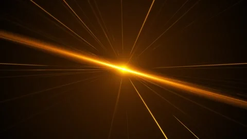 Orange gold light burst background sweeping flare, fast rays, and warm cinematic Stock Footage 340397446