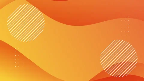 Orange gradient animation with wavy lines, minimalist looping background. Stock Footage 286411511