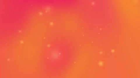 Orange gradient background features small bright points of light Stock Footage 297696529