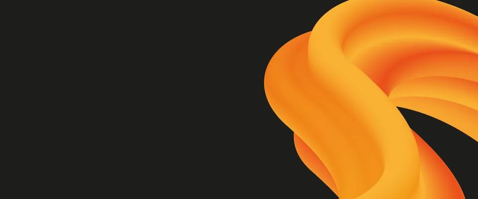 Orange gradient background . modern and clean background with copy space . bl Stock Illustration