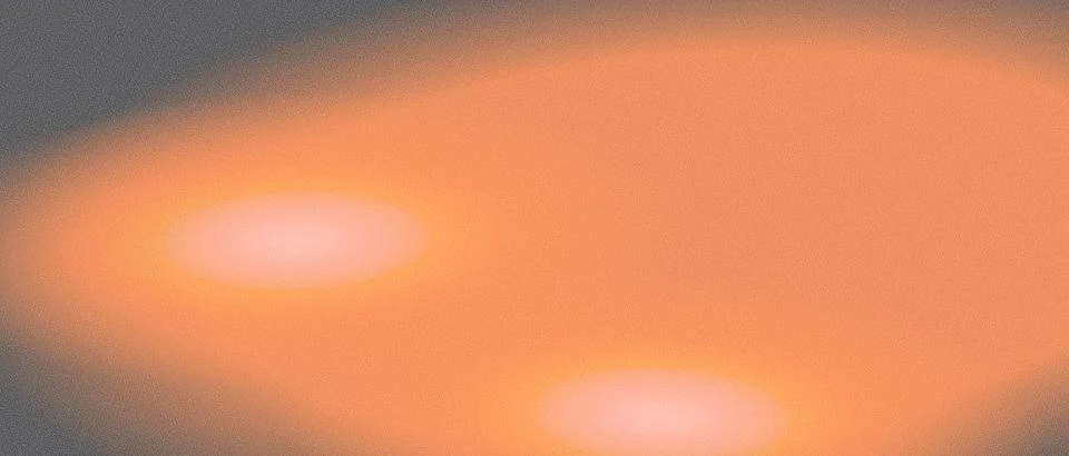 Orange gradient background with noise texture. Abstract warm glowing light .. Stock Illustration