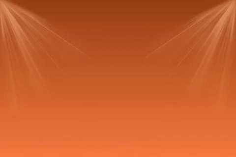 Orange Gradient Background with Radiant Light Rays Stockillustratie