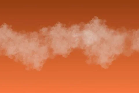Orange Gradient Background with Smoke Effect Stock Illustration