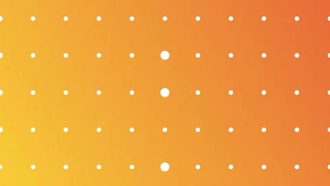 Orange gradient with dots grid, seamless looping animation. Video stock 286419526