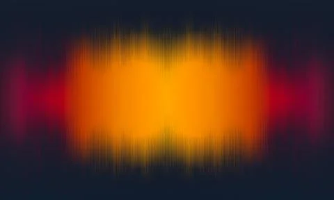 Orange gradient dynamic wave background Stock Illustration