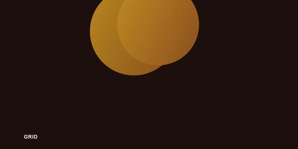 Orange gradient eclipse in dark space 库存插图