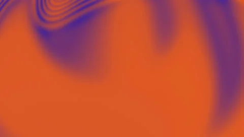 Orange Gradient Gradient Wavy Liquid Loop Rotation Abstract Background Video stock 196259605