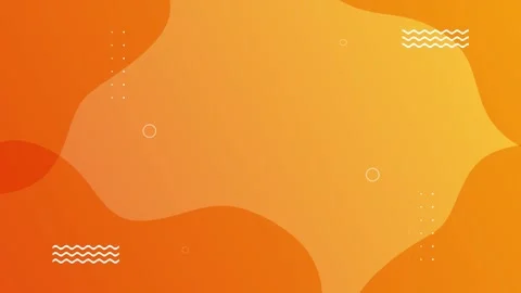 Orange gradient looping animation with geometric shapes. Stock Footage 286411383