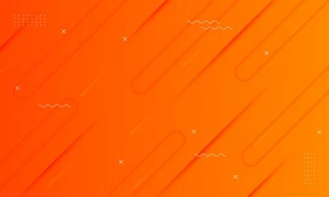 Orange gradient rounded shape shadows background. Stockillustratie