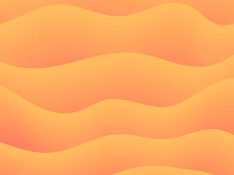 Orange gradient wavy abstract 스톡 일러스트