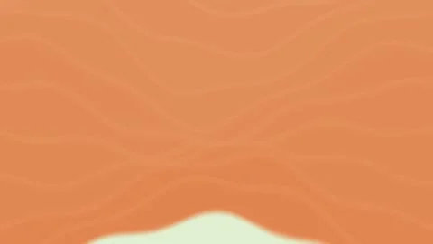 Orange gradient with wavy lines and a small white triangle Video stock 330562004