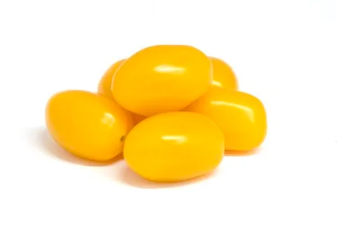 Orange grape tomatoes Stock Photos