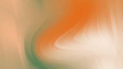 Orange, green, and white abstract background, wavy lines. Stock Footage 286157391