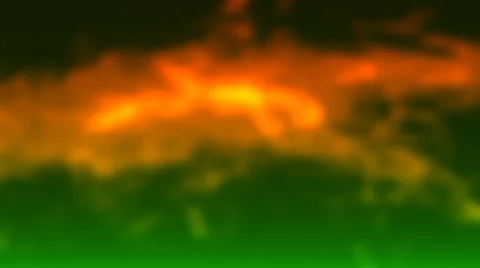 Orange on green motion background t3157 Stock Footage 1848417