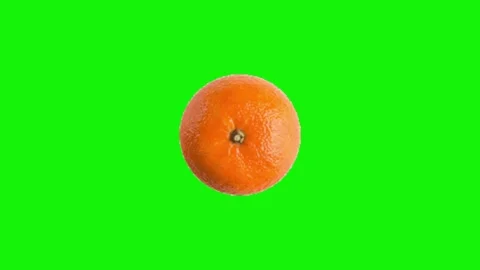 Orange on green screen background Vídeos de archivo 329331830