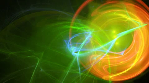 Orange gren blue motion background d5006 N Stock Footage 6719783