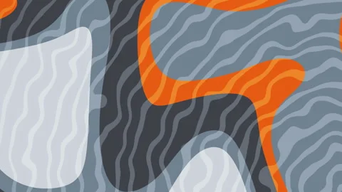 Orange Grey Wave Background Видео 340206896