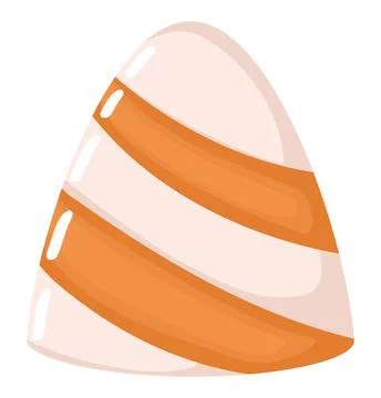 Orange gummy candy Stock Illustration