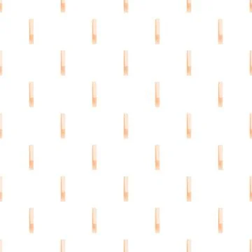 Orange hair comb pattern for grooming and beauty products Stockillustratie